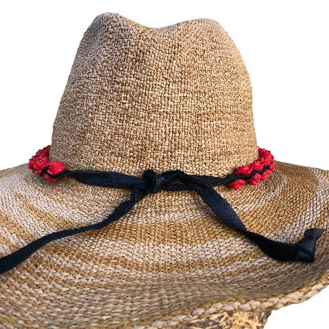 Red Rose's Zigzag Design Hatband
