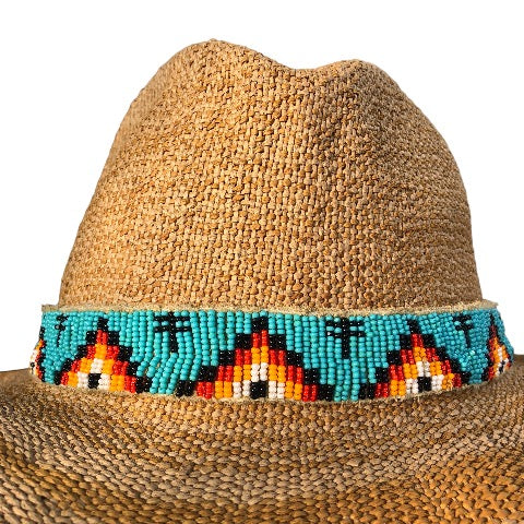 Native Design Beaded Hatband