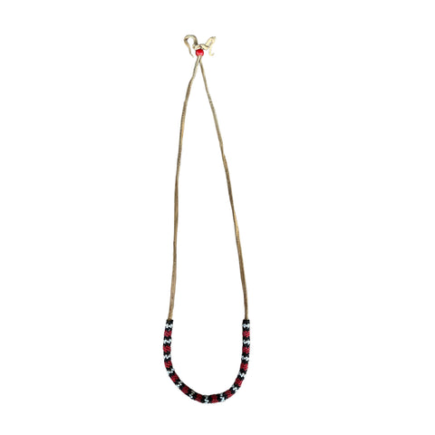 Peyote Beaded King-snake Necklace