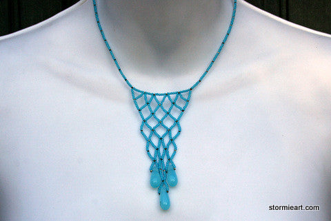 Woven Drops Necklace