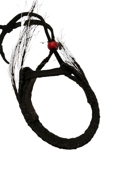 Black and Red Horse hair bracelet