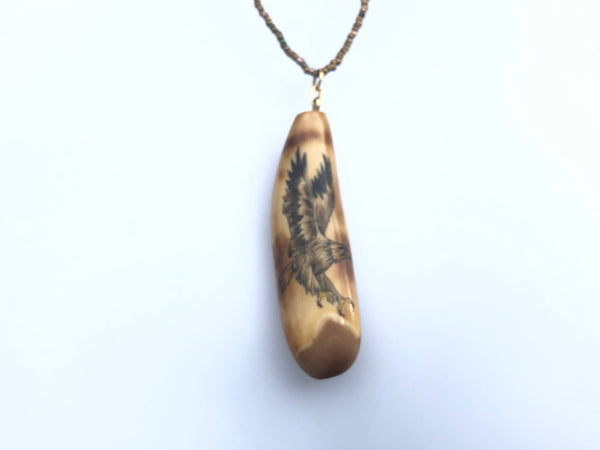 Shimsaw Eagle Necklace