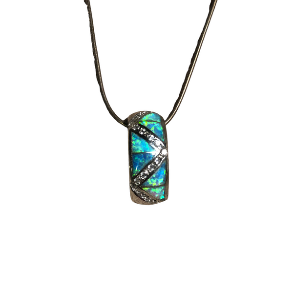 Half Moon Opal Necklace