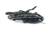 Natural Black Rainbow Opal Bracelet