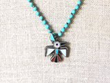 Turquoise Thunderbird Necklace