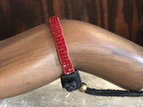 Red Victorian Beaded Bracelet