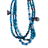 Blue Padre Trade Bead Necklace