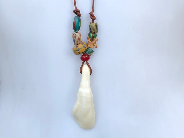 Bison Tooth Necklace