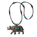 rhinoceros necklace 