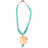 Rose Turquoise Necklace