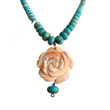 Rose Turquoise Necklace