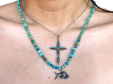 Turquoise Bison Necklace