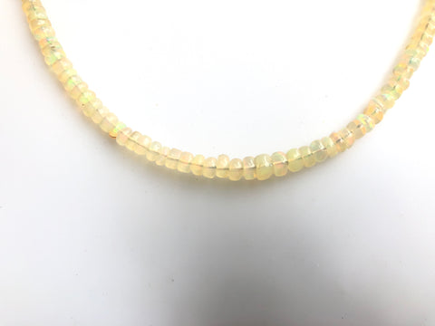 Yellow Fire Opal Necklace