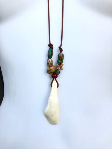Bison Tooth Necklace