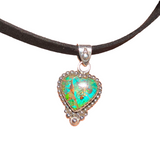 Opal Love Opal Heart Necklace