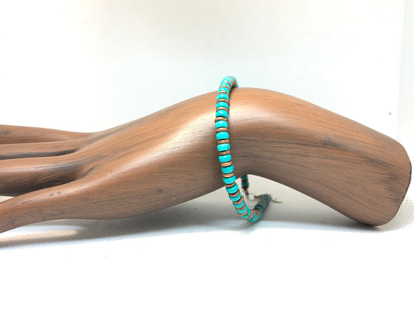 Turquoise & Copper Bracelet