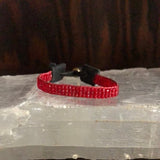 Red Victorian Beaded Bracelet