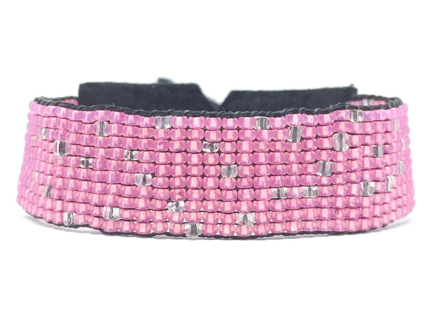 Pink Crystal Star Bracelet