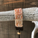 red salmon botswana agate bracelet