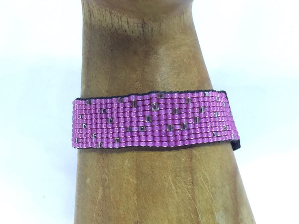 Pink Crystal Star Bracelet