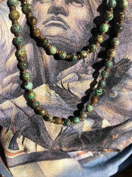African Turquoise Necklace